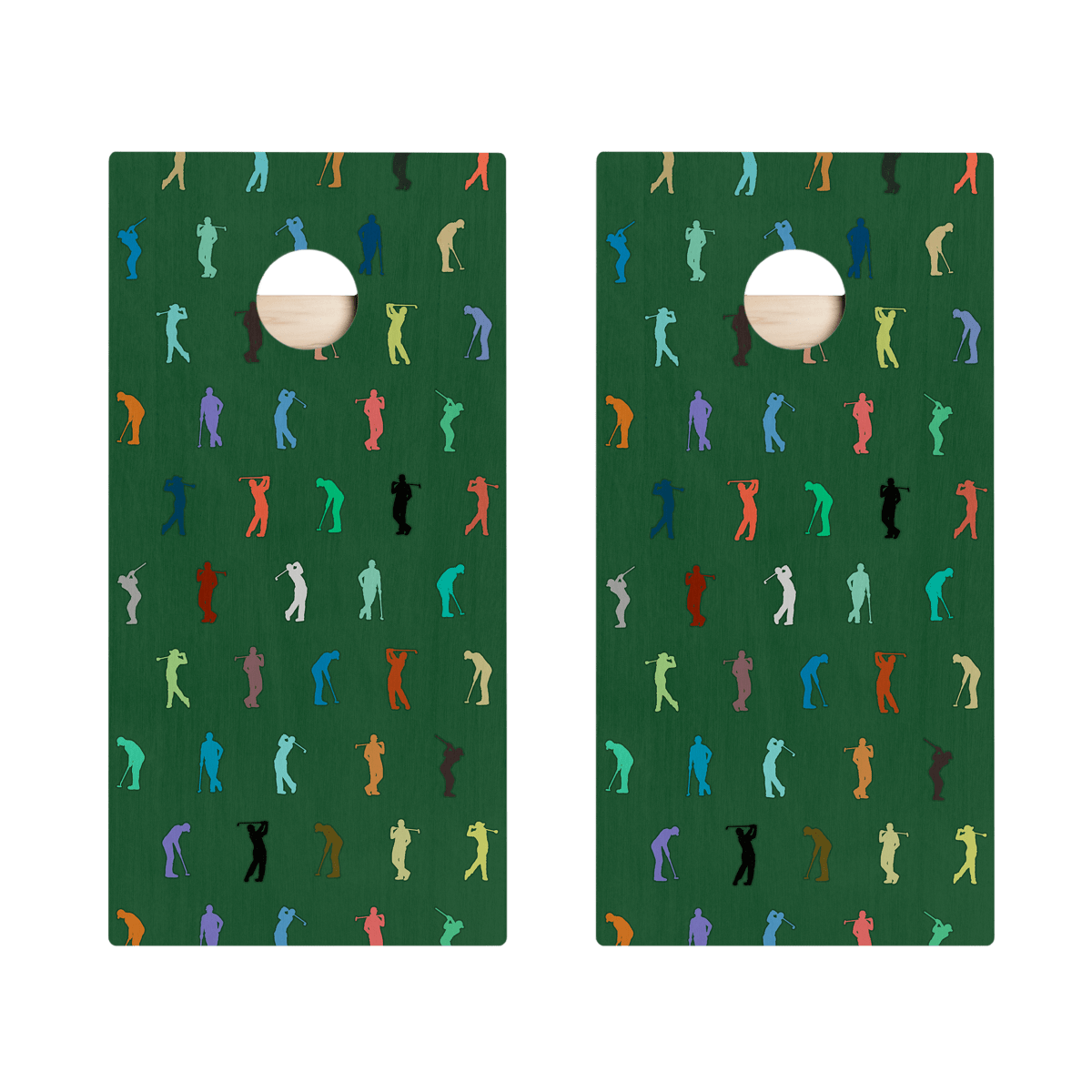 Golf Players Star Cornhole Boards, - American Cornhole Association