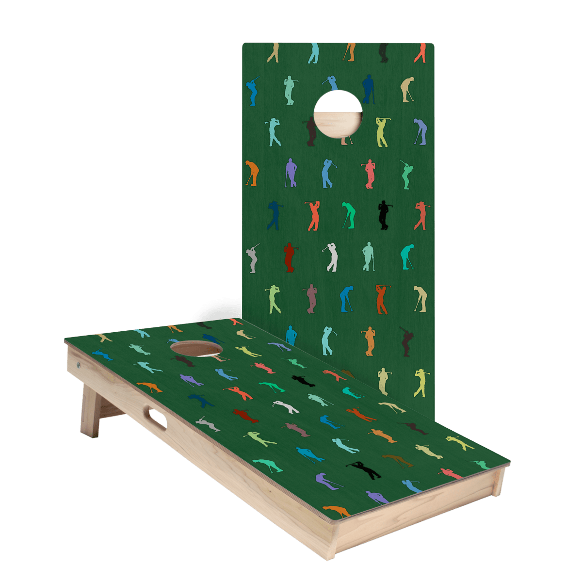 Golf Players Star Cornhole Boards, - American Cornhole Association
