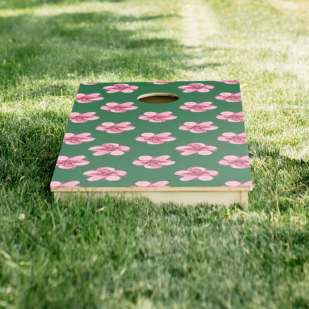 Golf Tournament Pink Azalea Star Cornhole Boards, - American Cornhole Association