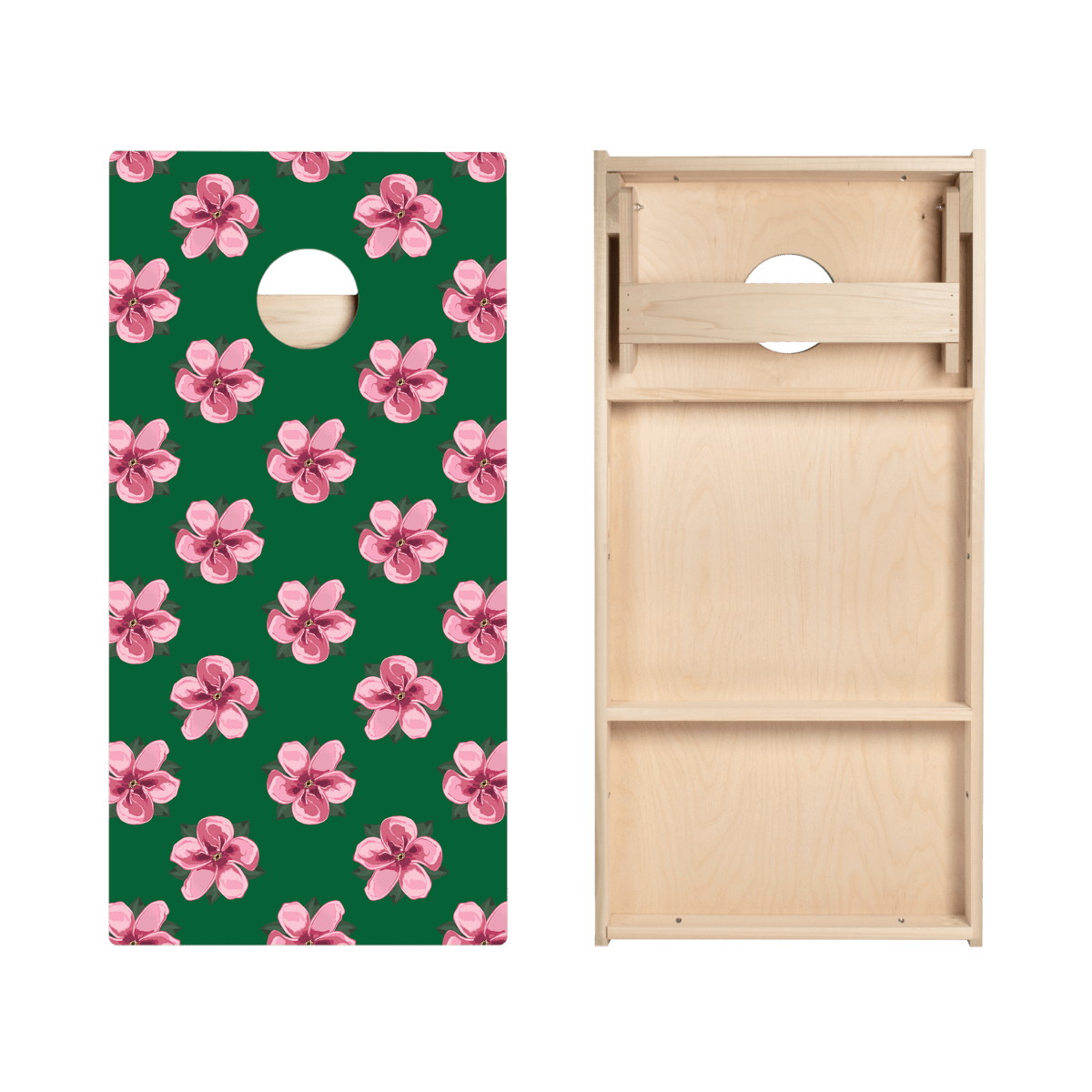 Golf Tournament Pink Azalea Star Cornhole Boards, - American Cornhole Association