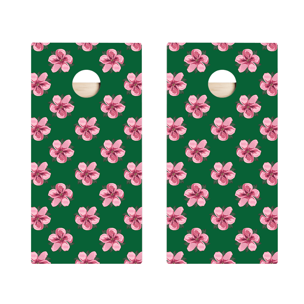 Golf Tournament Pink Azalea Star Cornhole Boards, - American Cornhole Association
