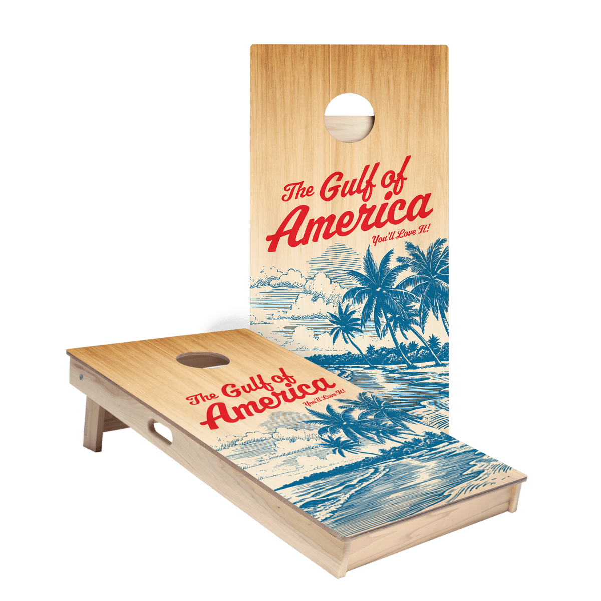 Gulf of America Star Cornhole Boards, - American Cornhole Association