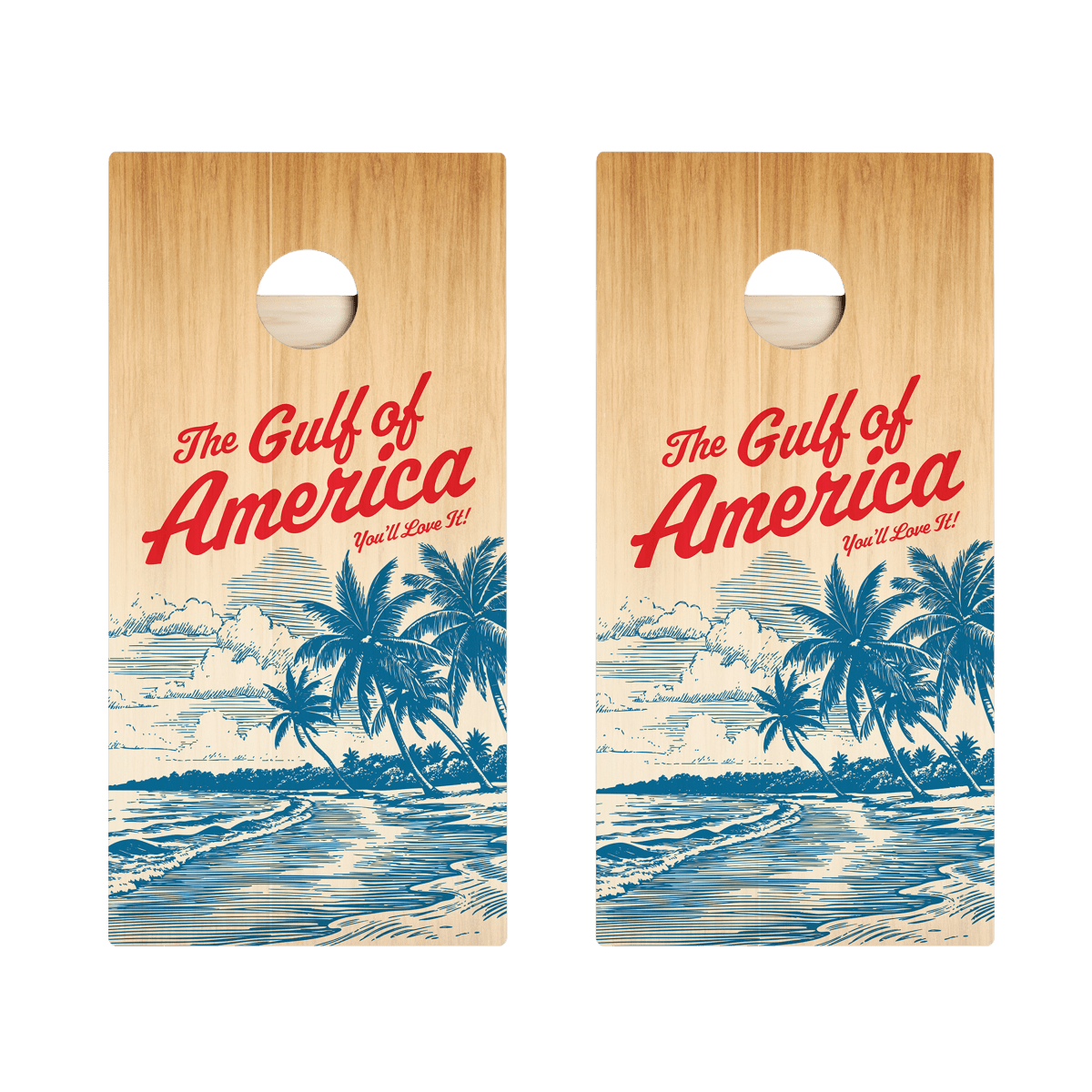 Gulf of America Star Cornhole Boards, - American Cornhole Association
