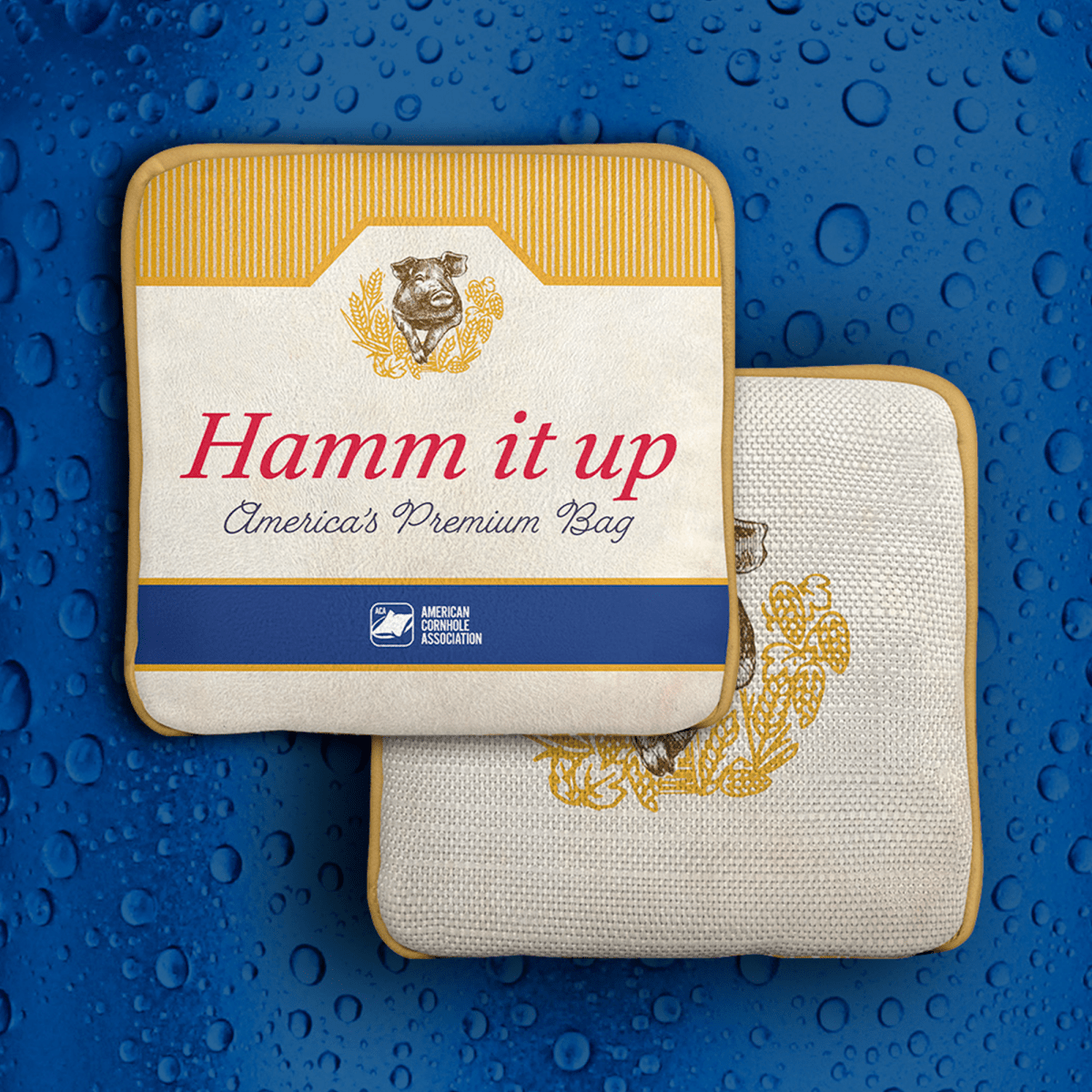 Hamm It Up Limited Edition Synergy Edge Cornhole Bags | 11.25 Drop - 106738-105 | American Cornhole Association