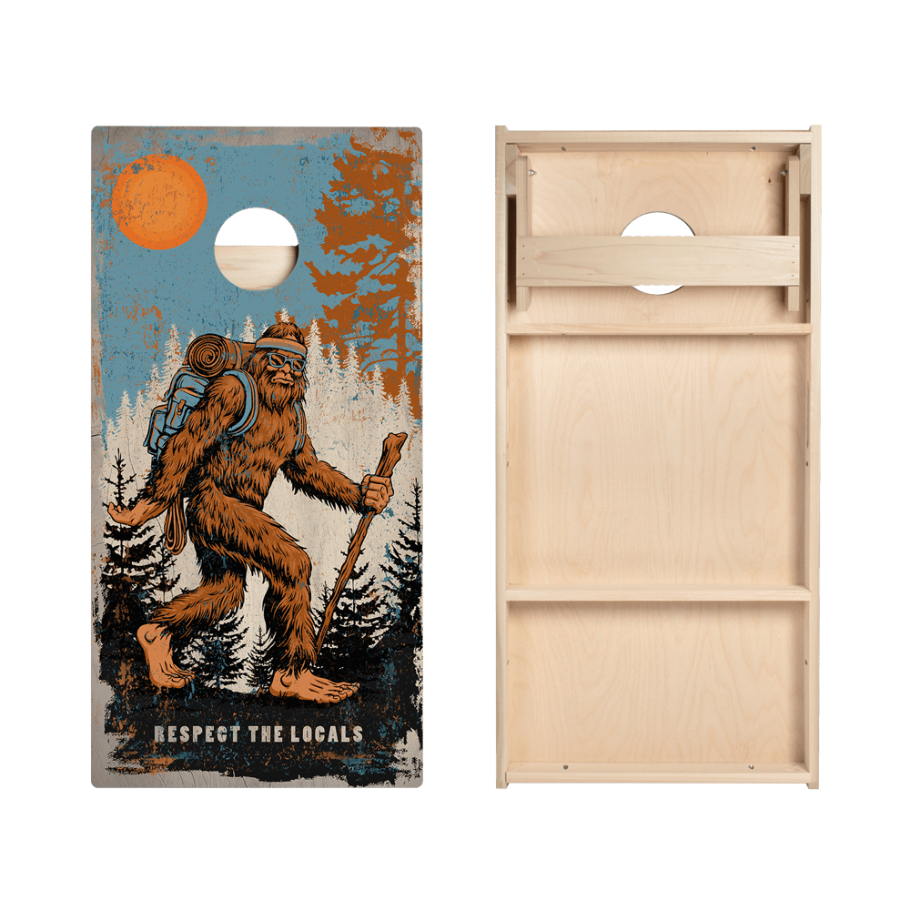 Hiking Sasquatch Star Cornhole Boards, - American Cornhole Association