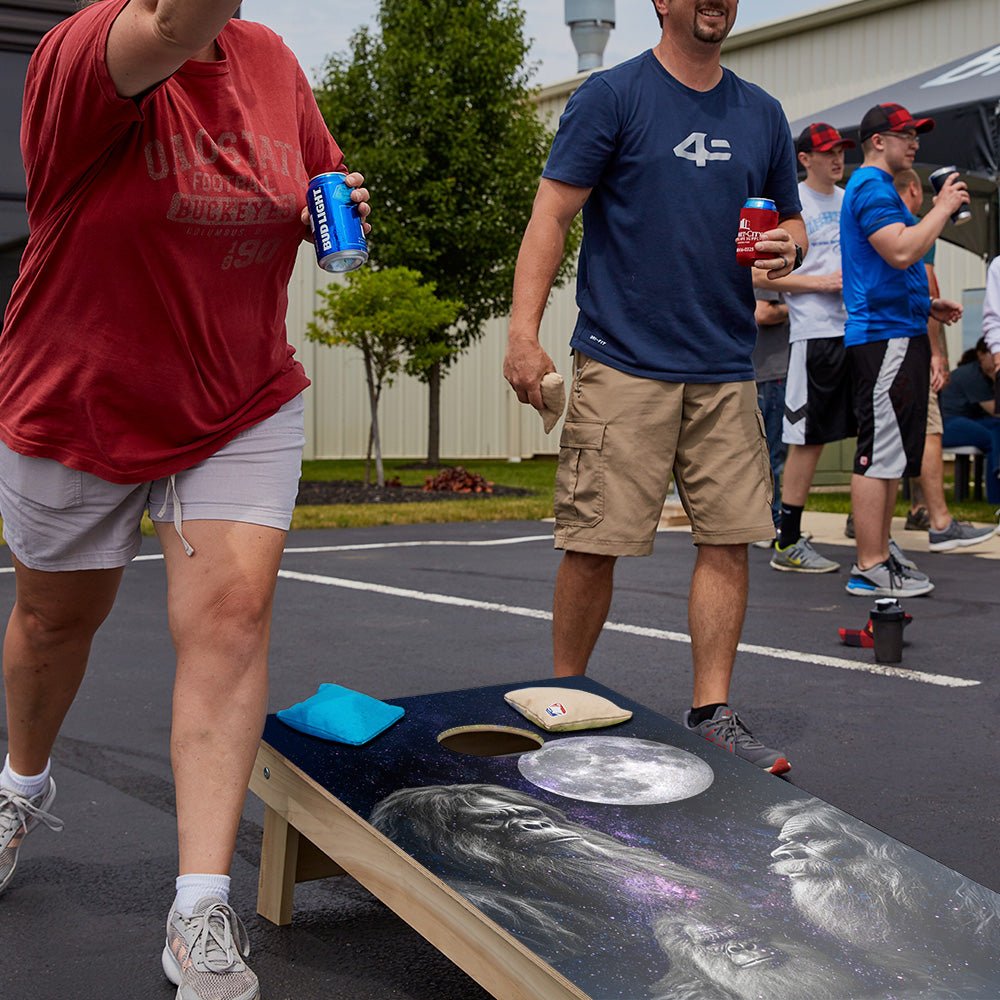 Howl at the Moon Sasquatch Star Cornhole Boards, - American Cornhole Association