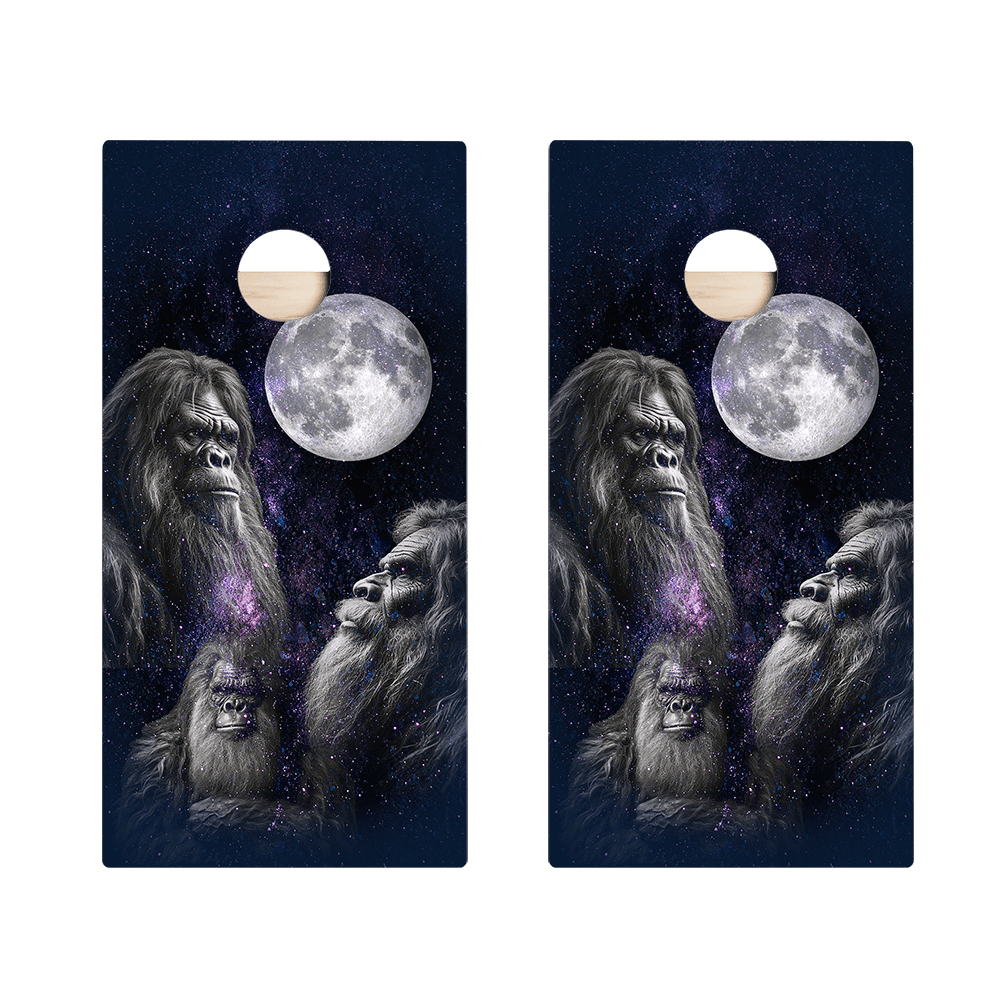 Howl at the Moon Sasquatch Star Cornhole Boards, - American Cornhole Association