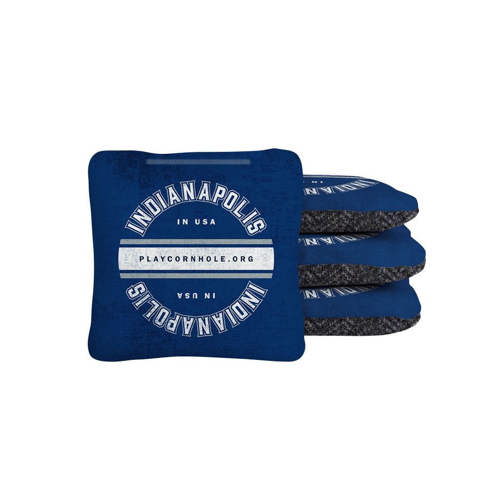 Indianapolis Football Gameday Backyard 1x2 ft Cornhole Board Set - WACA - 500435 - WB | American Cornhole Association