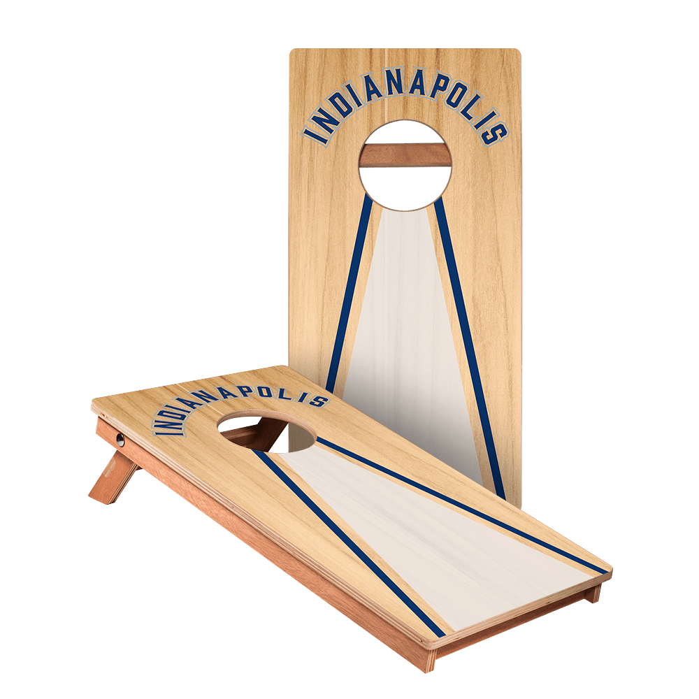 Indianapolis Football Gameday Backyard 1x2 ft Cornhole Board Set - WACA - 500435 - WB | American Cornhole Association