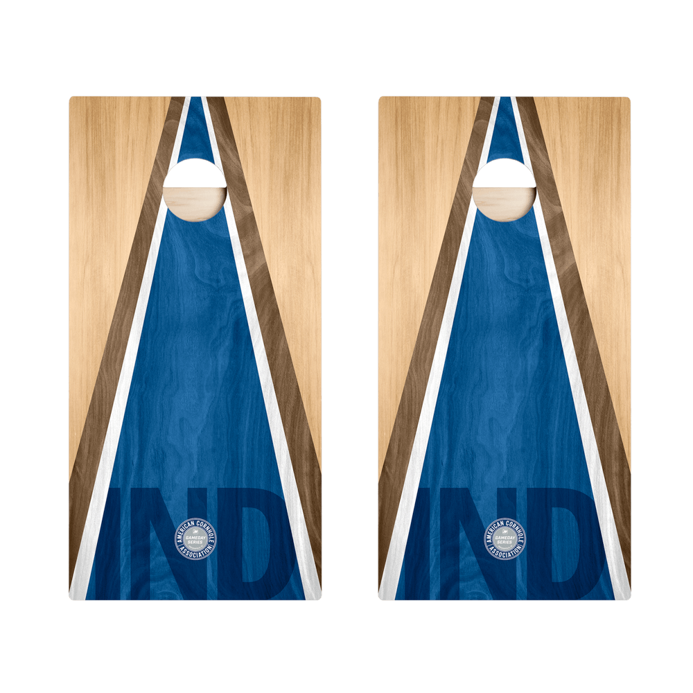 Indianapolis Football Gameday Classic Triangle Star Cornhole Boards, - American Cornhole Association