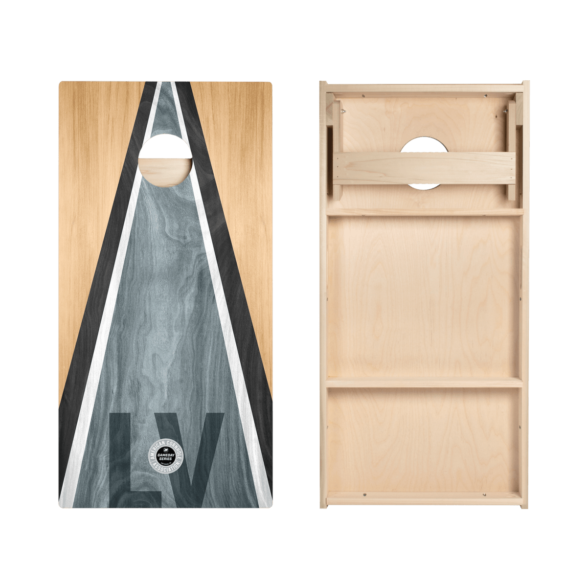 Las Vegas Football Gameday Classic Triangle Star Cornhole Boards, - American Cornhole Association