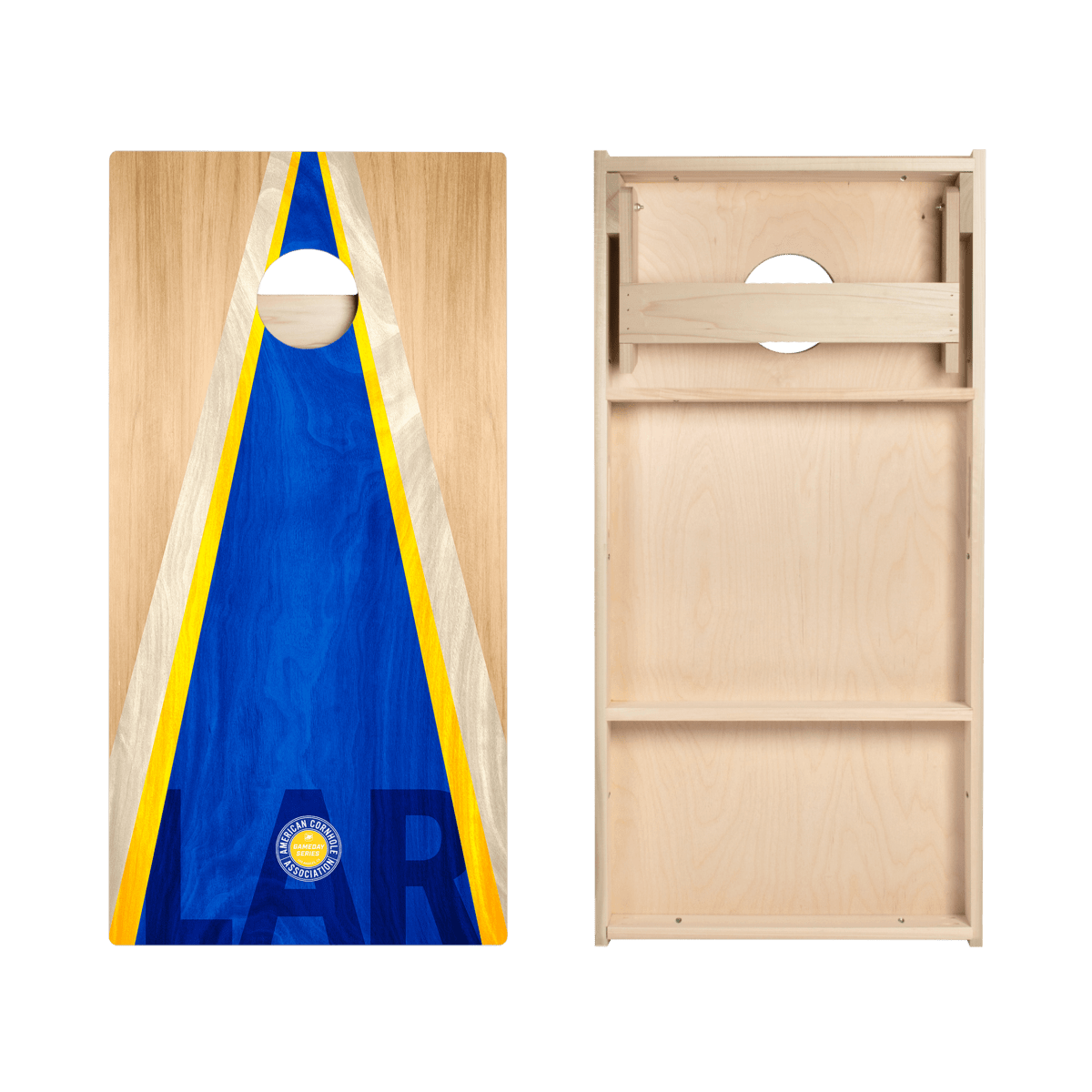 Los Angeles LAR Football Gameday Classic Triangle Star Cornhole Boards, - American Cornhole Association