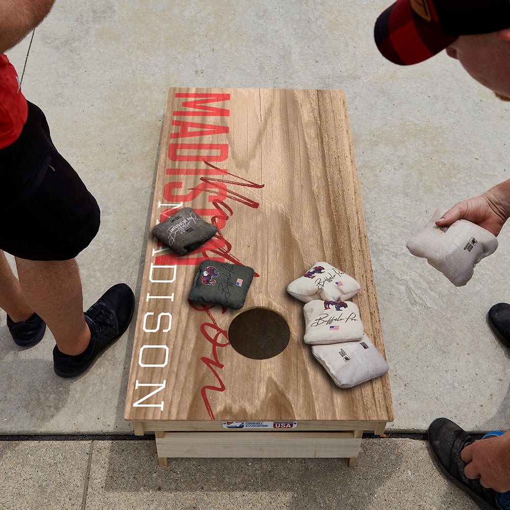 Madison Campus Gameday Star Cornhole Boards, - American Cornhole Association