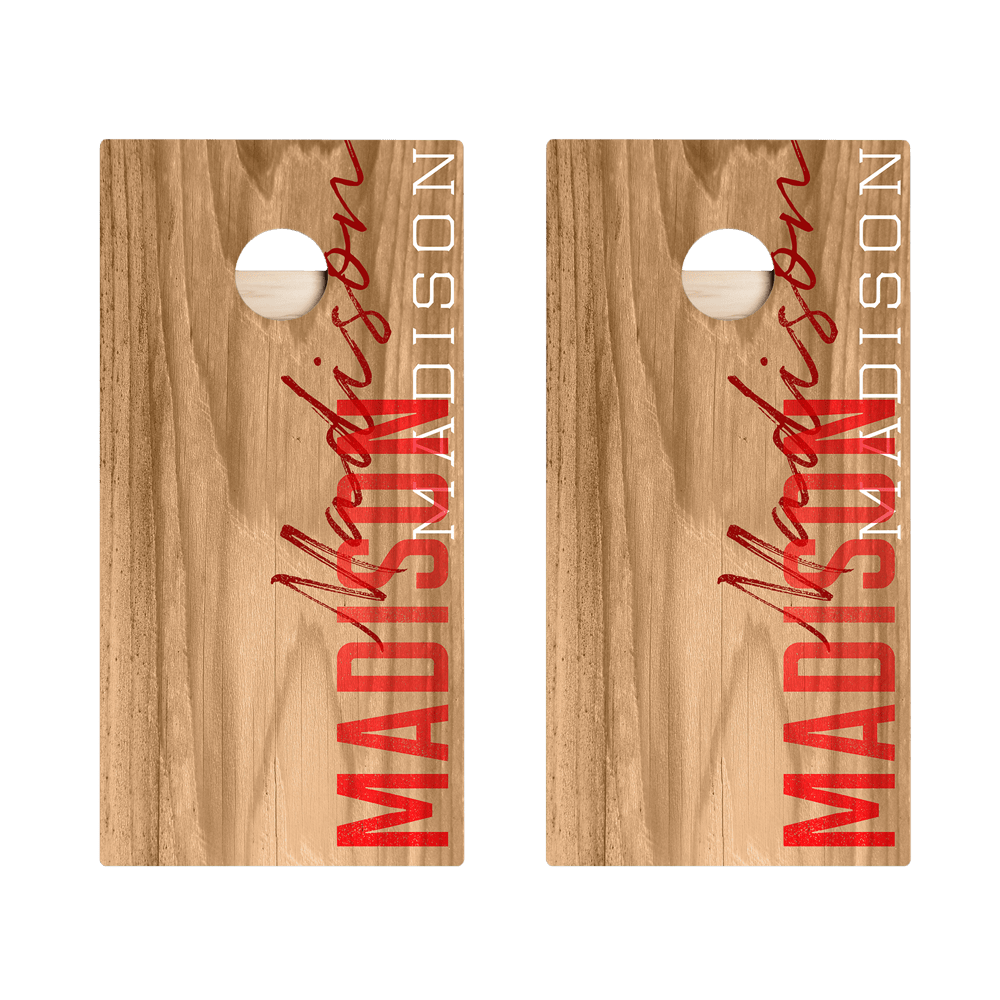 Madison Campus Gameday Star Cornhole Boards, - American Cornhole Association
