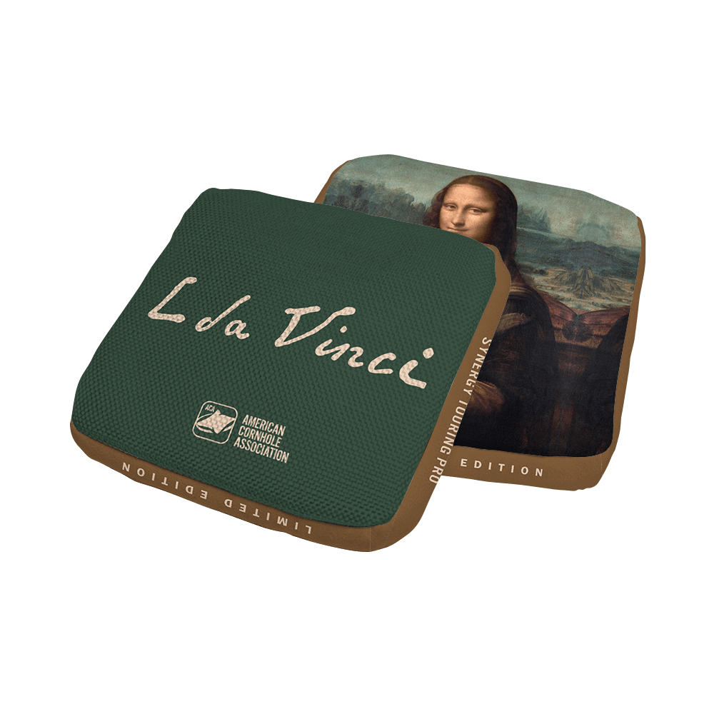 Mona Lisa Limited Edition Synergy Edge Cornhole Bags | 05.24 Drop - | American Cornhole Association