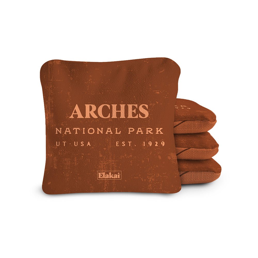 National Parks Arches Cornhole Bags, Burnt Orange - American Cornhole Association
