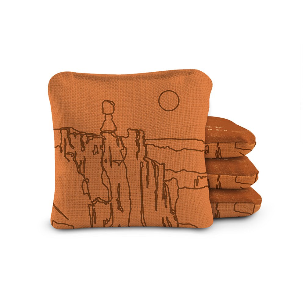 National Parks Bryce Canyon Cornhole Bags, Burnt Orange - American Cornhole Association