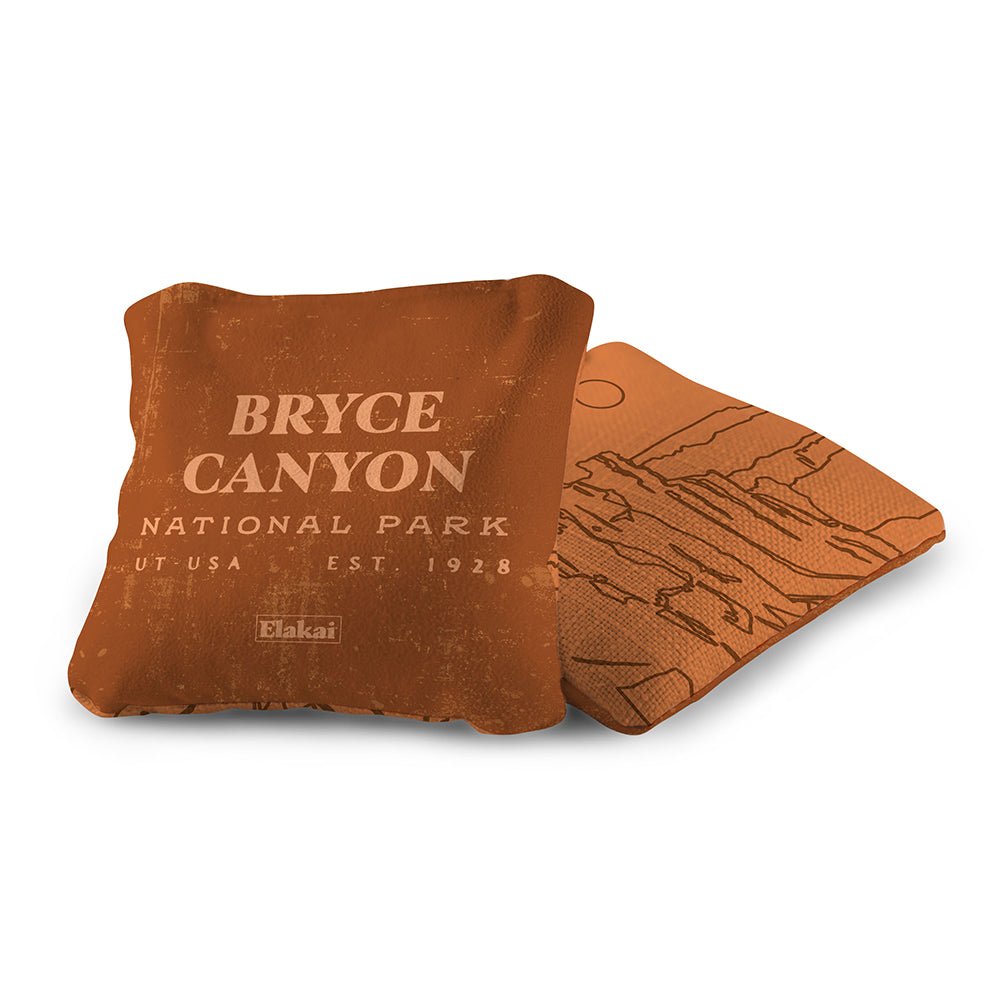 National Parks Bryce Canyon Cornhole Bags, Burnt Orange - American Cornhole Association
