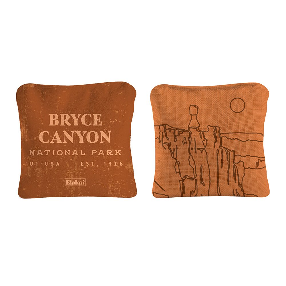 National Parks Bryce Canyon Cornhole Bags, Burnt Orange - American Cornhole Association
