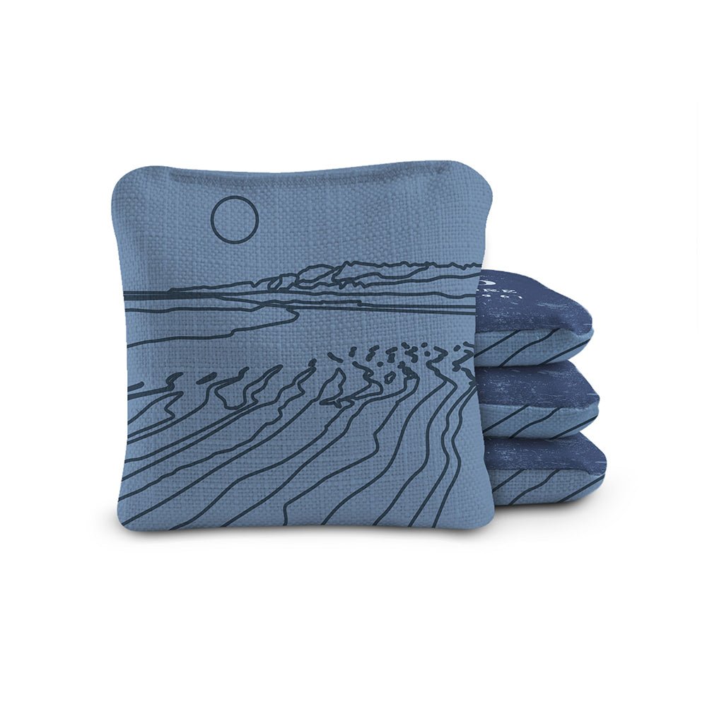 National Parks Cape Cod Cornhole Bags, Blue - American Cornhole Association