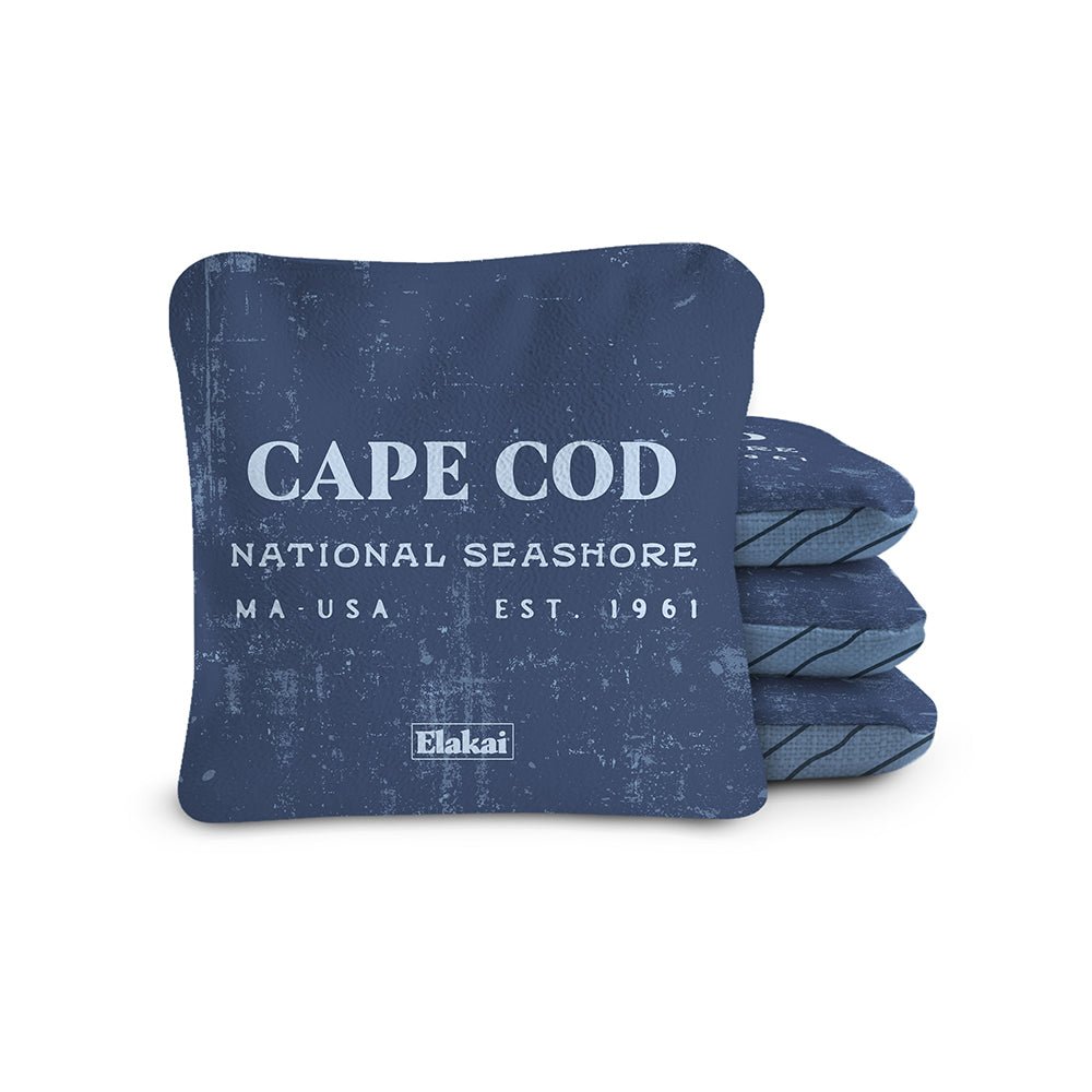 National Parks Cape Cod Cornhole Bags, Blue - American Cornhole Association
