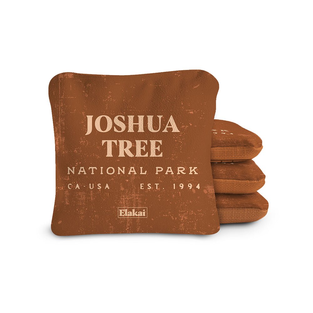 National Parks Joshua Tree Cornhole Bags, Burnt Orange - American Cornhole Association
