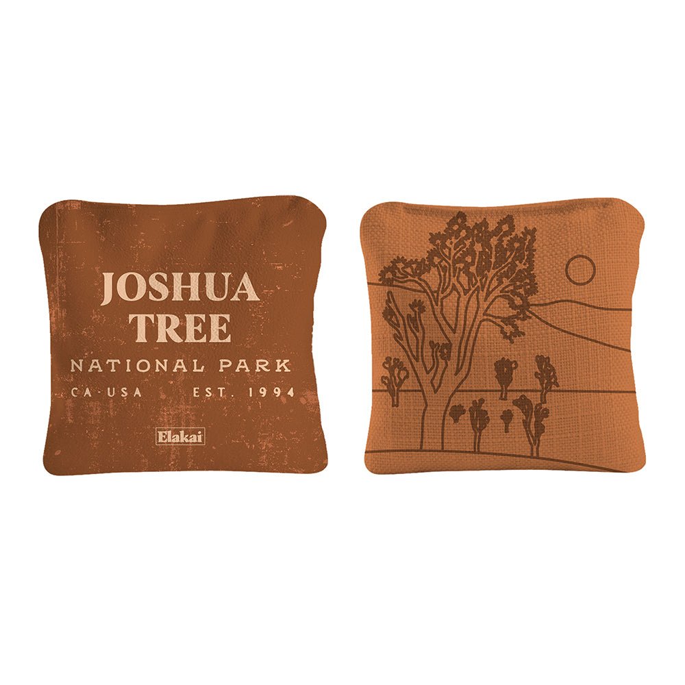 National Parks Joshua Tree Cornhole Bags, Burnt Orange - American Cornhole Association