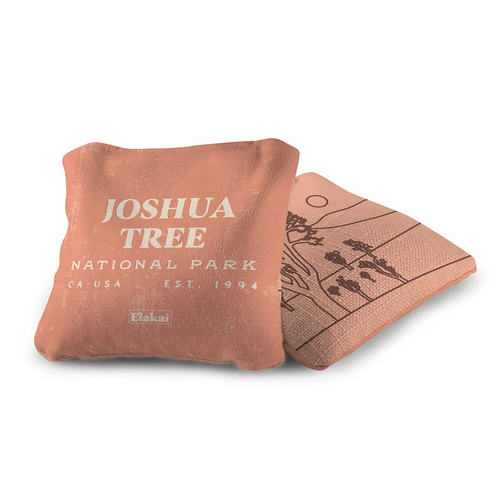 National Parks Joshua Tree Cornhole Bags, Pink - American Cornhole Association