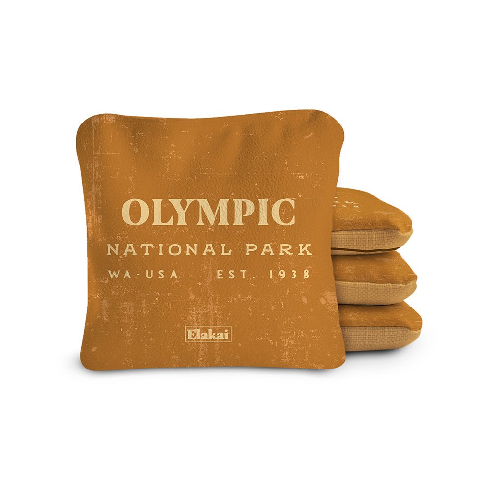 National Parks Olympic Cornhole Bags, Gold - American Cornhole Association