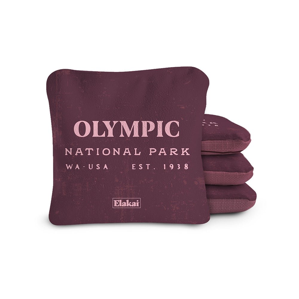National Parks Olympic Cornhole Bags, Plum - American Cornhole Association