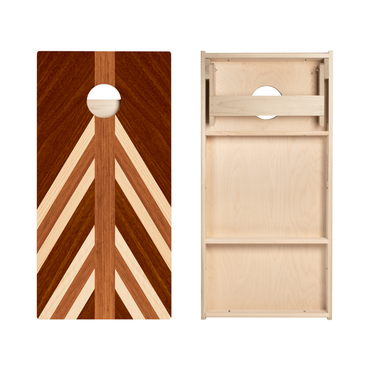 Nautical Wood Triangle Star Cornhole Boards, - American Cornhole Association