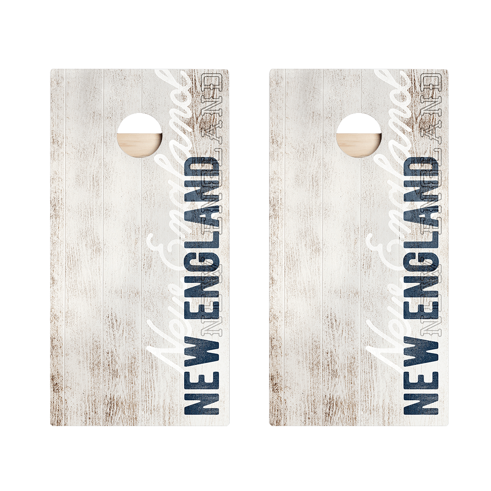 New England Football Vintage Gameday Star Cornhole Boards, - American Cornhole Association