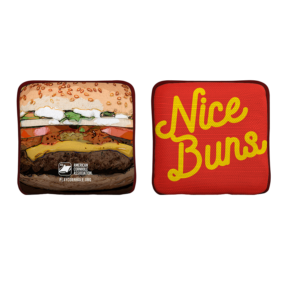 Nice Buns Limited Edition Synergy Edge Cornhole Bags | 06.24 Drop, - American Cornhole Association