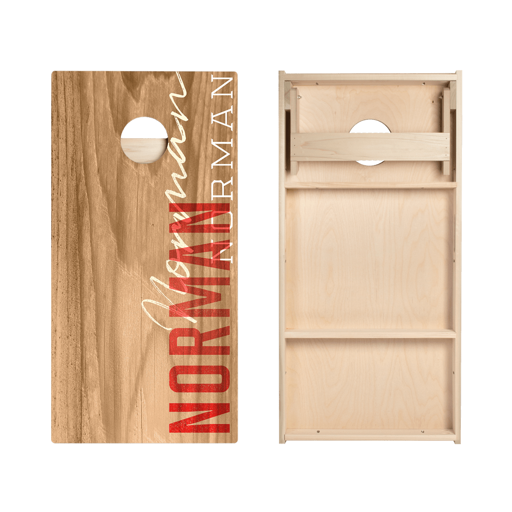 Norman Campus Gameday Star Cornhole Boards, - American Cornhole Association