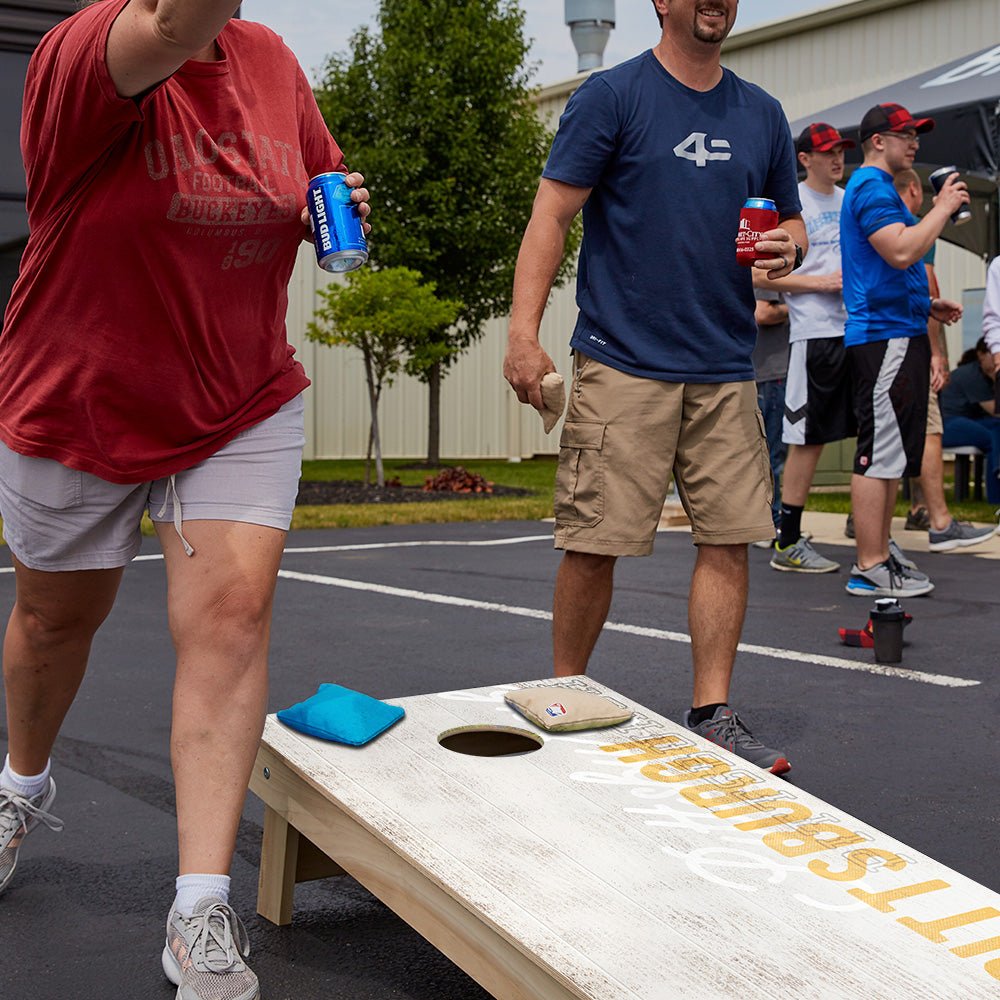 Pittsburgh Football Vintage Gameday Star Cornhole Boards - American Cornhole Association