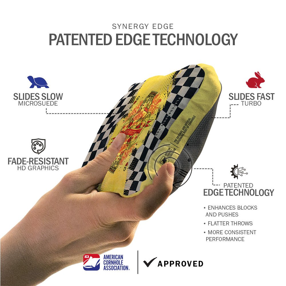Queen Of Hearts Limited Edition Synergy Edge Cornhole Bags | 02.25 Drop - American Cornhole Association