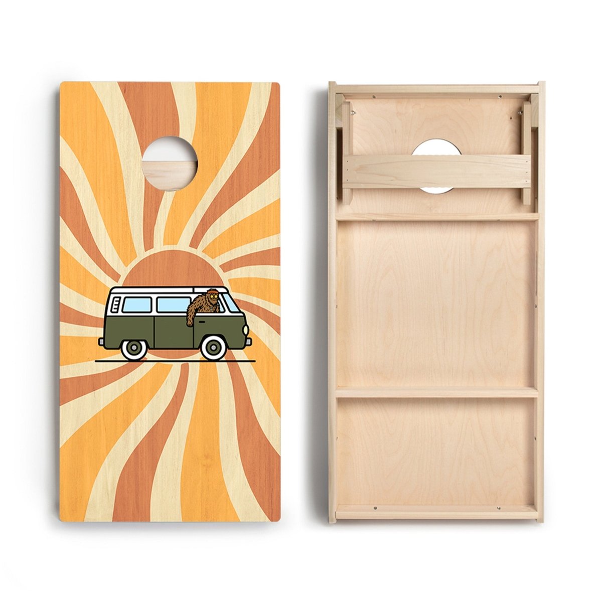 Sasquatch Summer of Love Limited Edition Star Cornhole Boards | 05.25 Drop, - American Cornhole Association