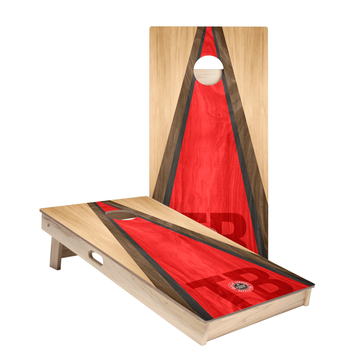Tampa Bay Football Gameday Classic Triangle Star Cornhole Boards, - American Cornhole Association