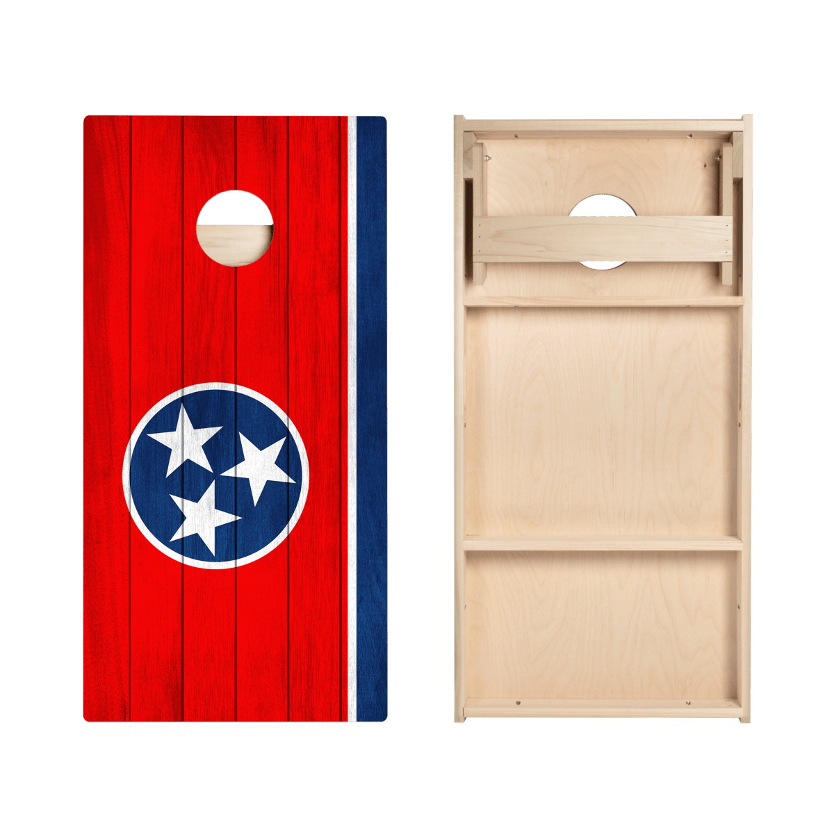 Tennessee Flag Star Cornhole Boards, - American Cornhole Association