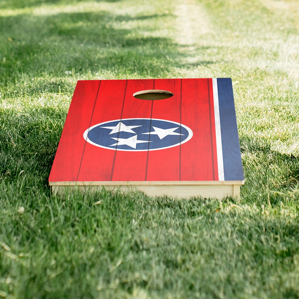 Tennessee Flag Star Cornhole Boards, - American Cornhole Association
