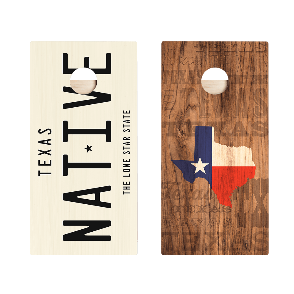 Texas Native Star Cornhole Boards, - American Cornhole Association