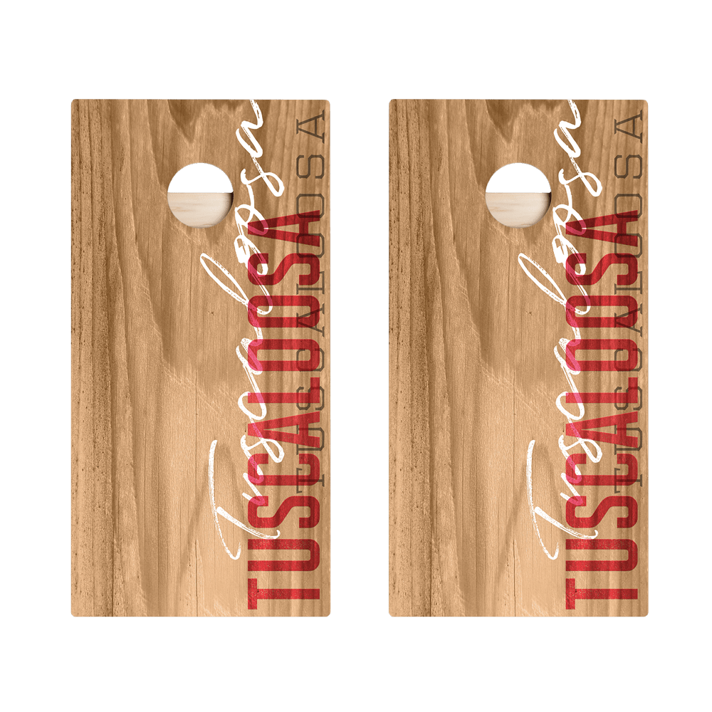 Tuscaloosa Campus Gameday Star Cornhole Boards, - American Cornhole Association