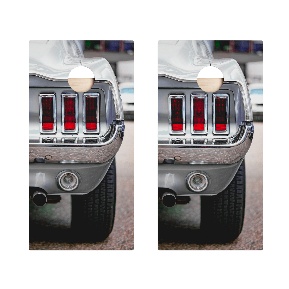 Vintage Classic Car Star Cornhole Boards, - American Cornhole Association