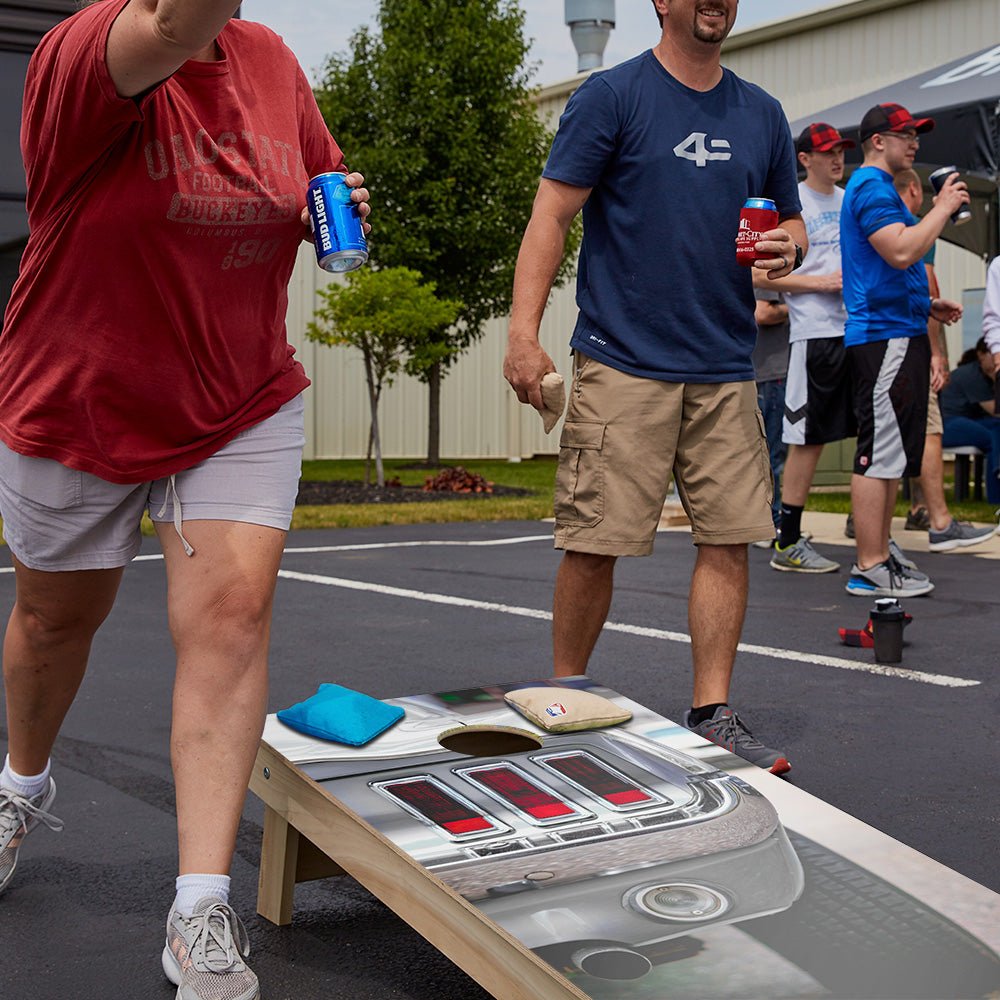 Vintage Classic Car Star Cornhole Boards - ACA - 000528 | American Cornhole Association