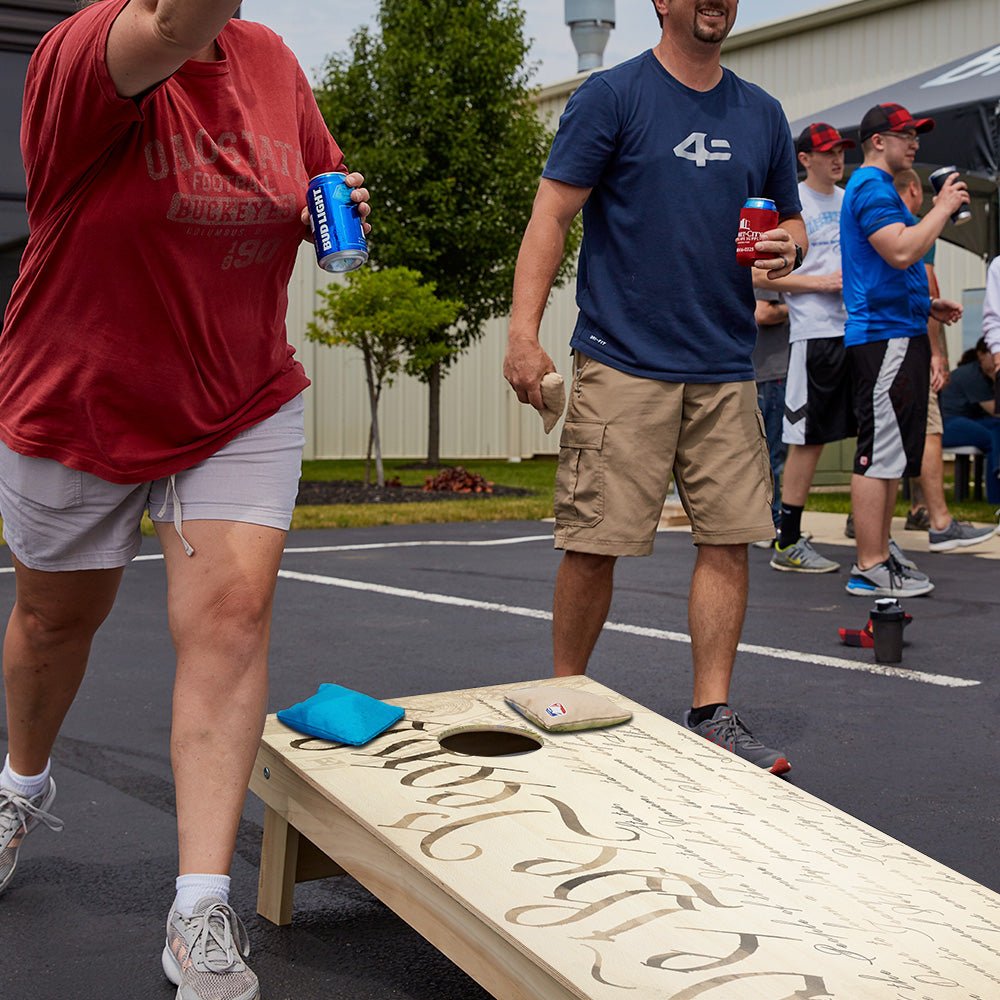 Vintage We the People Star Cornhole Boards - ACA - 000519 | American Cornhole Association
