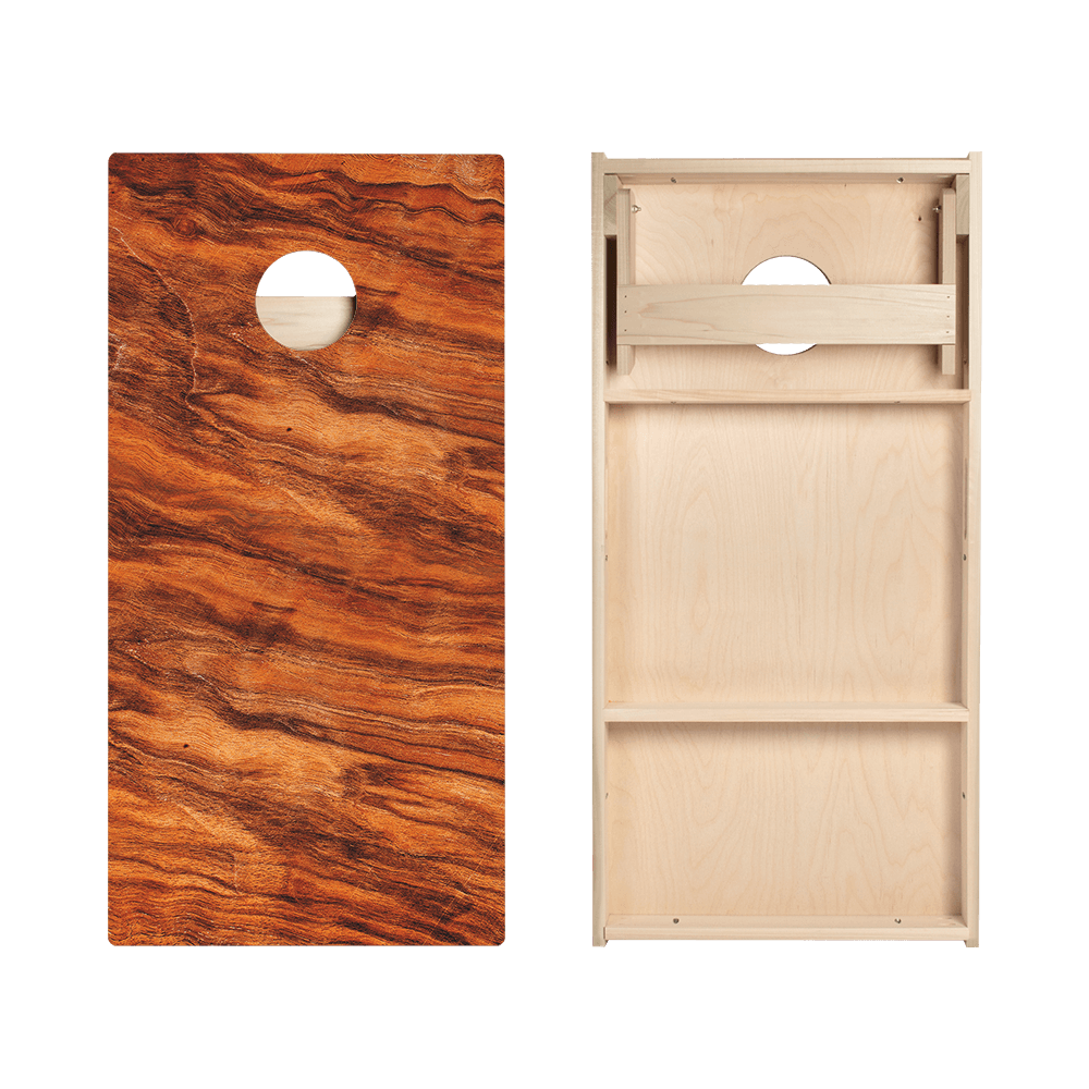 Wavy Wood Star Cornhole Boards, - American Cornhole Association
