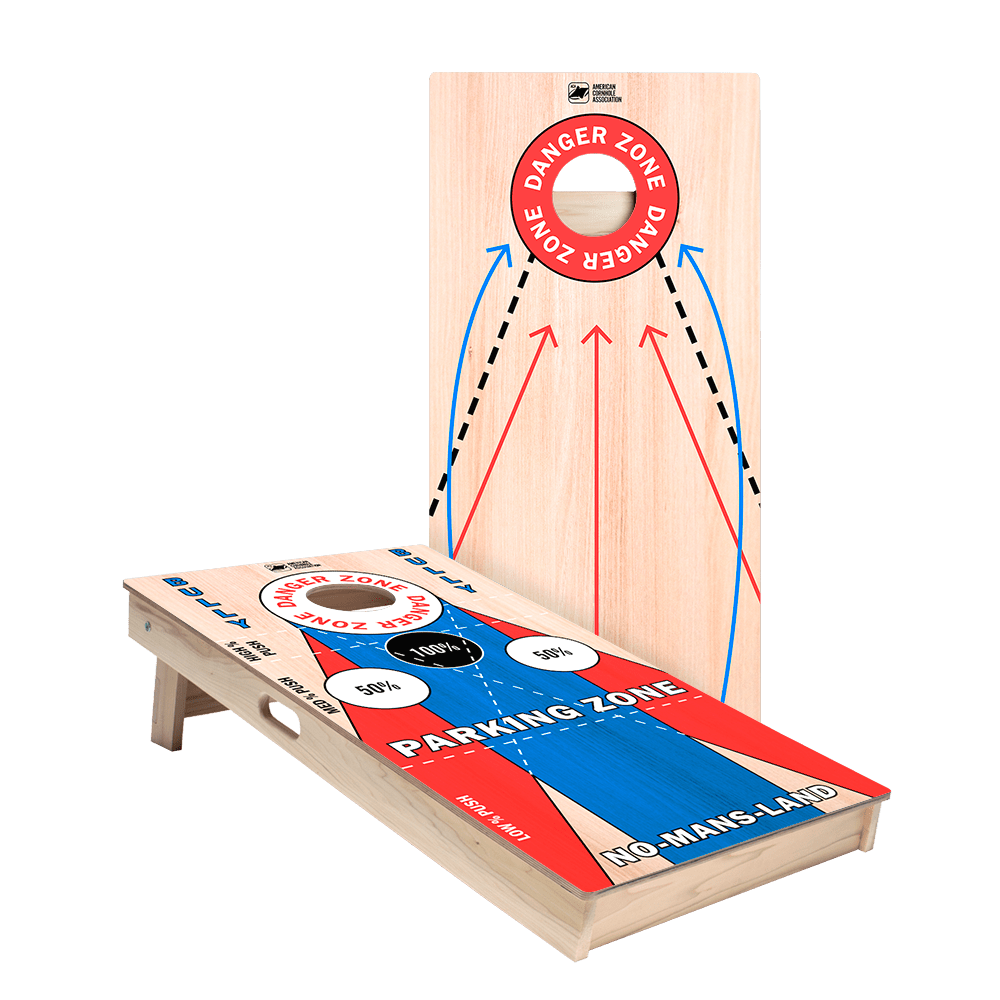 Wood Training Star Cornhole Boards, - American Cornhole Association