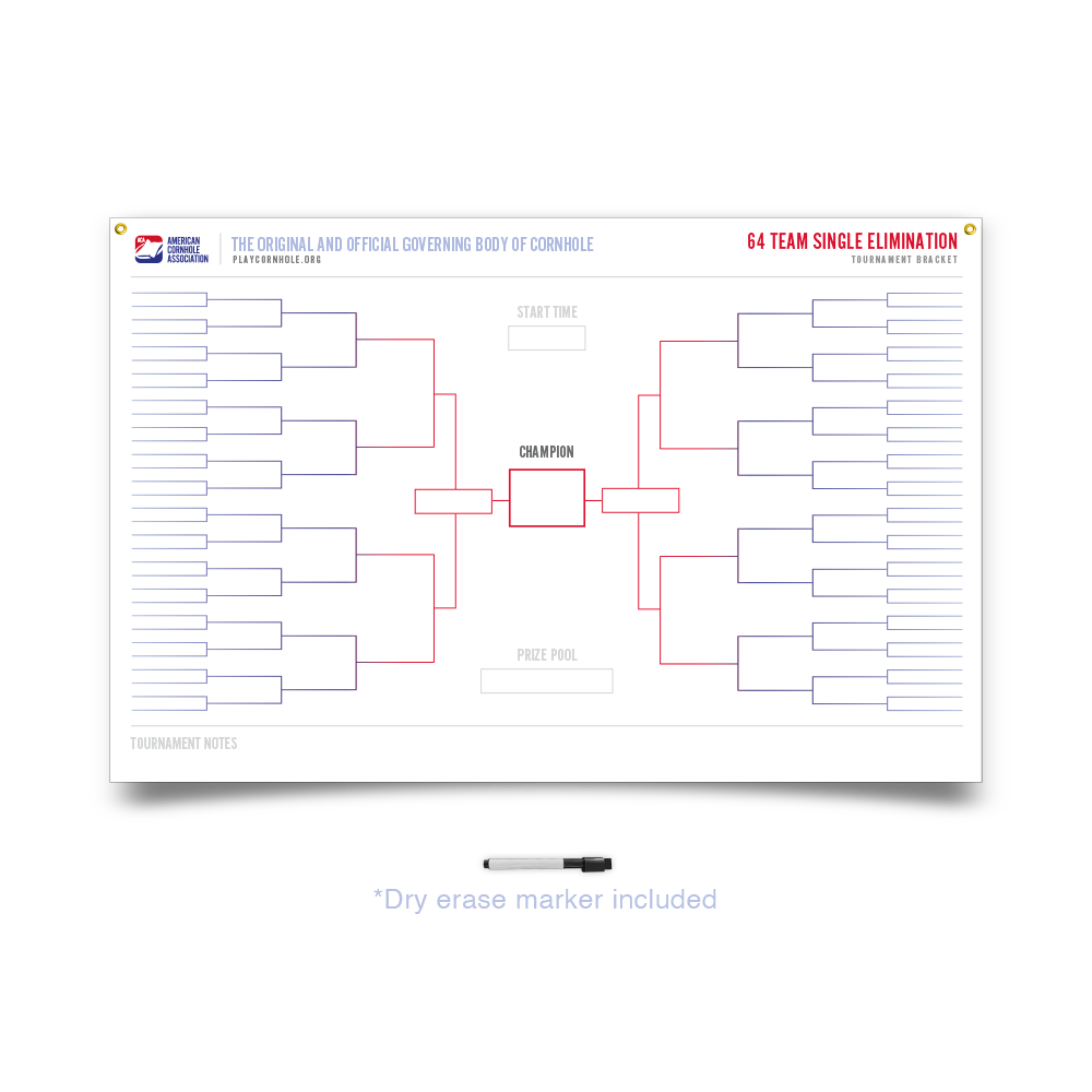 Cornhole Tournament Brackets