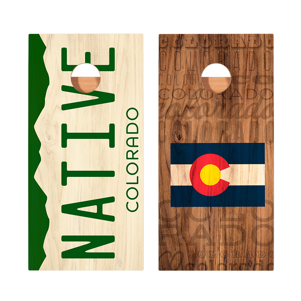 2x4 Star Colorado Native Professional Regulation Cornhole Boards