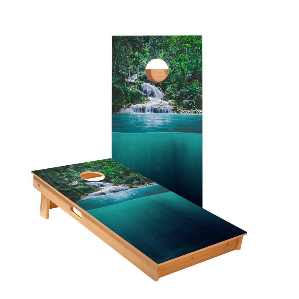 2x4 Star Forest Waterfall Professional Regulation Cornhole Boards